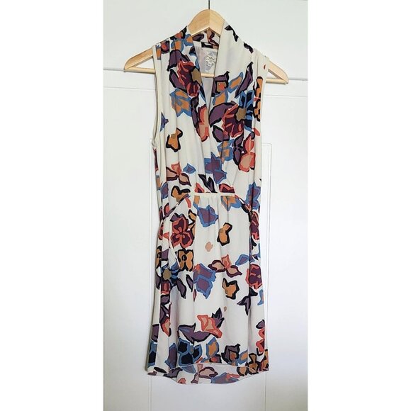 Aritzia Wilfred Abstract Floral Sabine Sleeveless Dress Size S - Picture 1 of 4